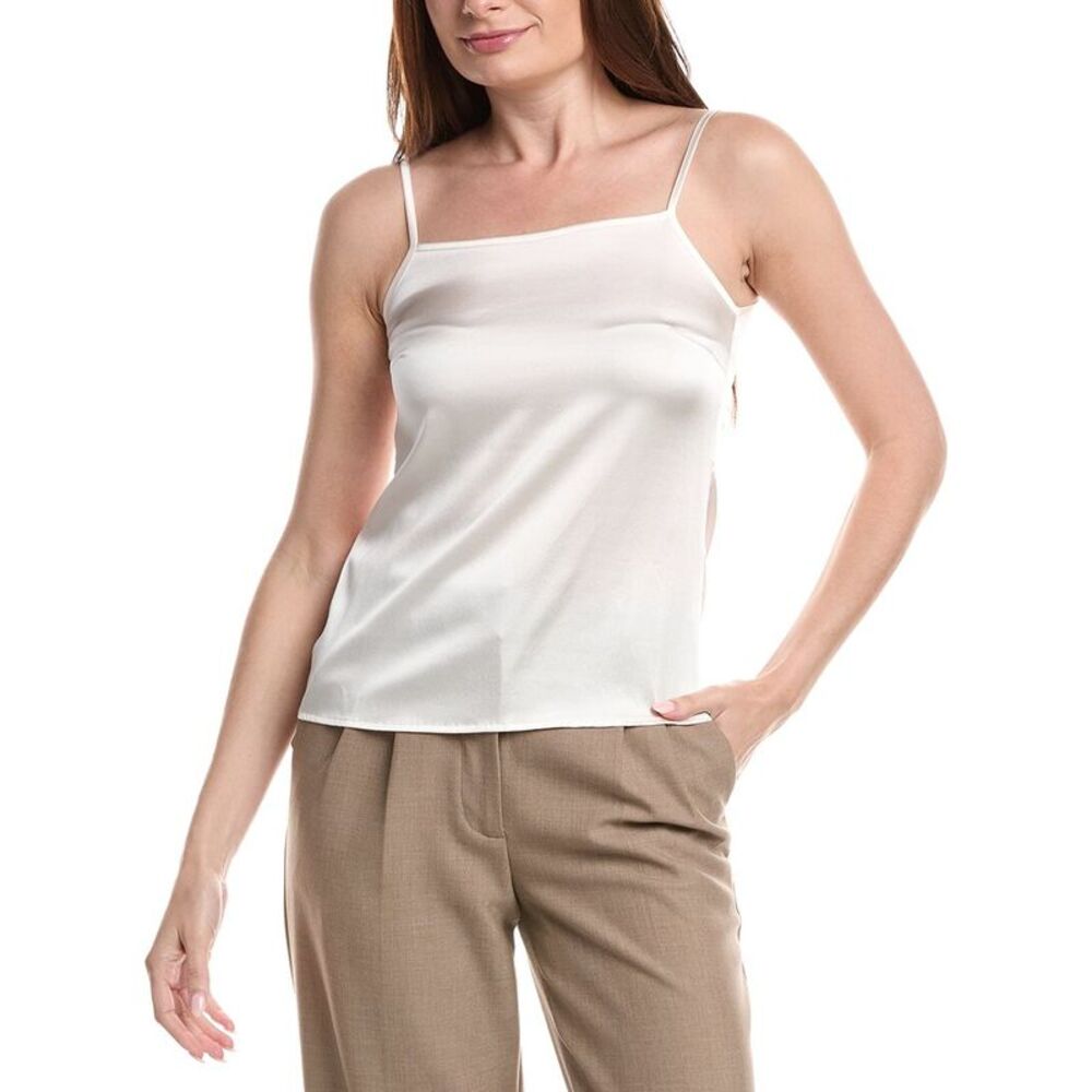 Peserico Womens  Silk-Blend Top, Yellow